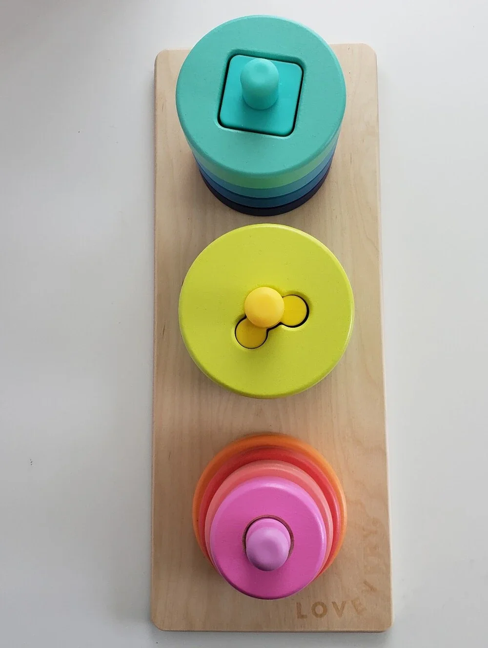 Lovevery Twist and Pivot Wooden Montessori Puzzle